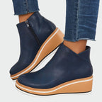 Bota ortopédica de cuero