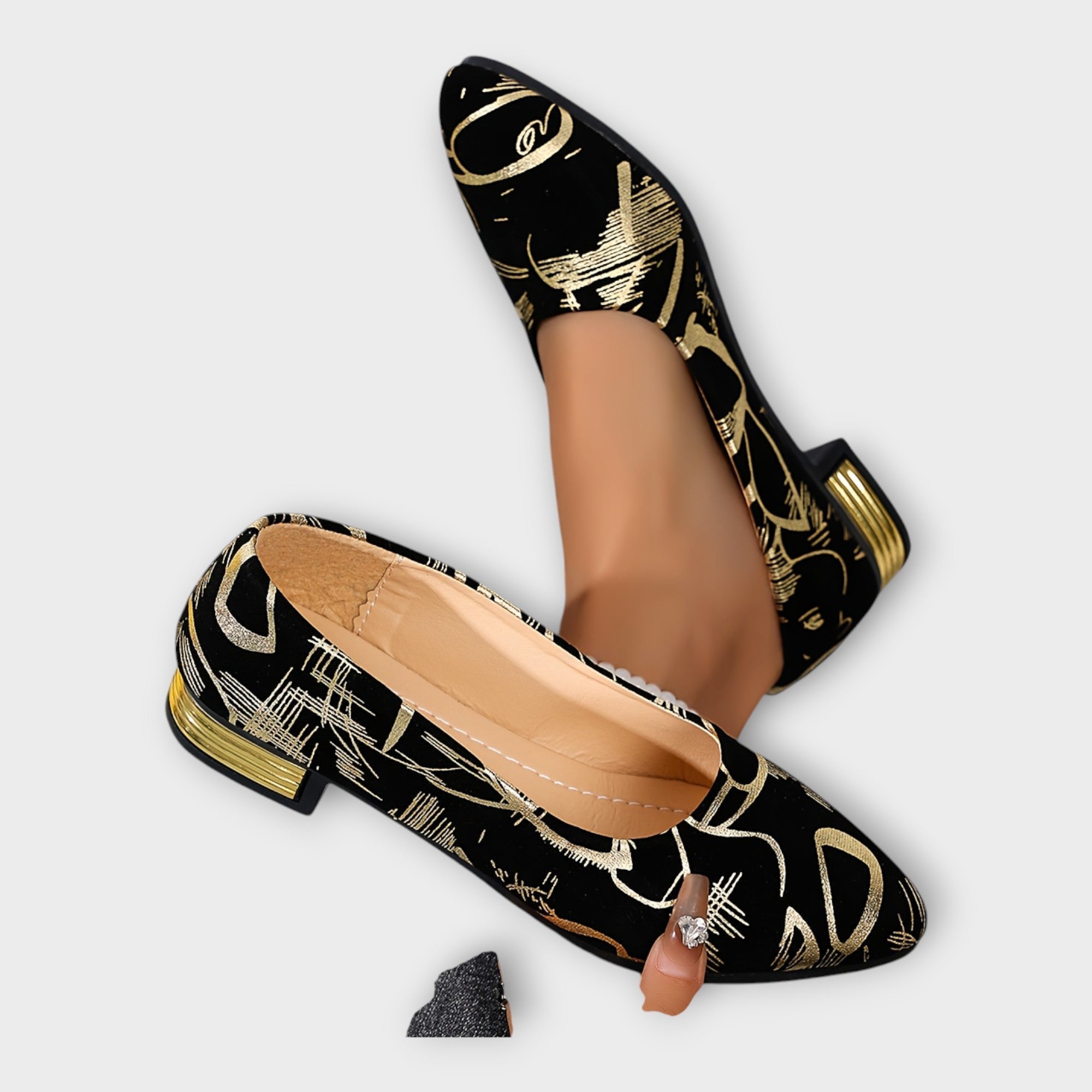 Bailarinas Elegantes con Detalles Sofisticados