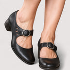 Clara | Zapato de tacón elegante de cuero sintético