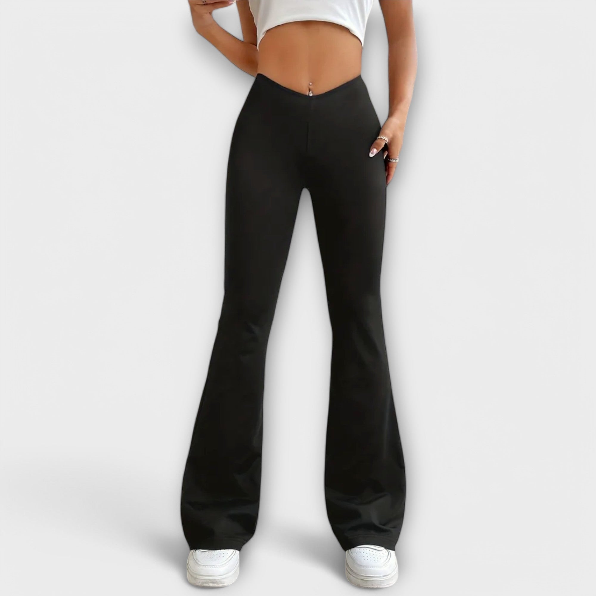 Serena | Pantalones holgados con pierna acampanada