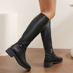 Bea | Botines Elegantes de Media Altura con Cremallera Lateral