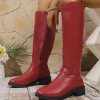 Bea | Botines Elegantes de Media Altura con Cremallera Lateral