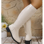 Bea | Botines Elegantes de Media Altura con Cremallera Lateral