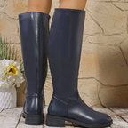 Bea | Botines Elegantes de Media Altura con Cremallera Lateral