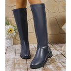 Bea | Botines Elegantes de Media Altura con Cremallera Lateral